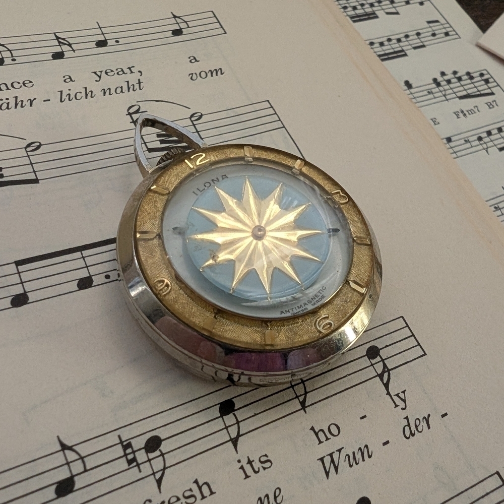 Ilona Watch Gold and Silver Star Pendant